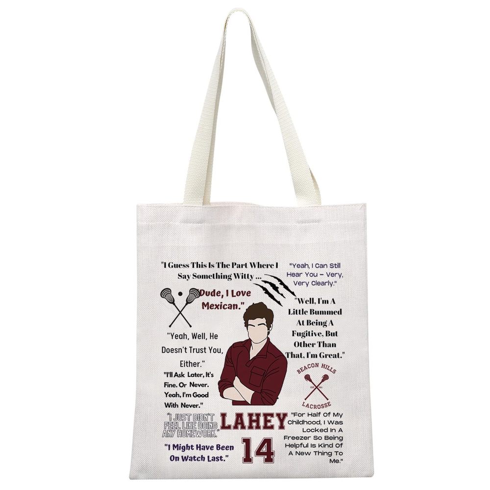 Wolf Tv Show Gift Lahey Fan Shoulder Bag Wolf Human Tv Show Merch C o_o